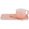 Чайный набор "break time" на 1пер. 3пр. 200мл, розовый Lefard (90-1007)