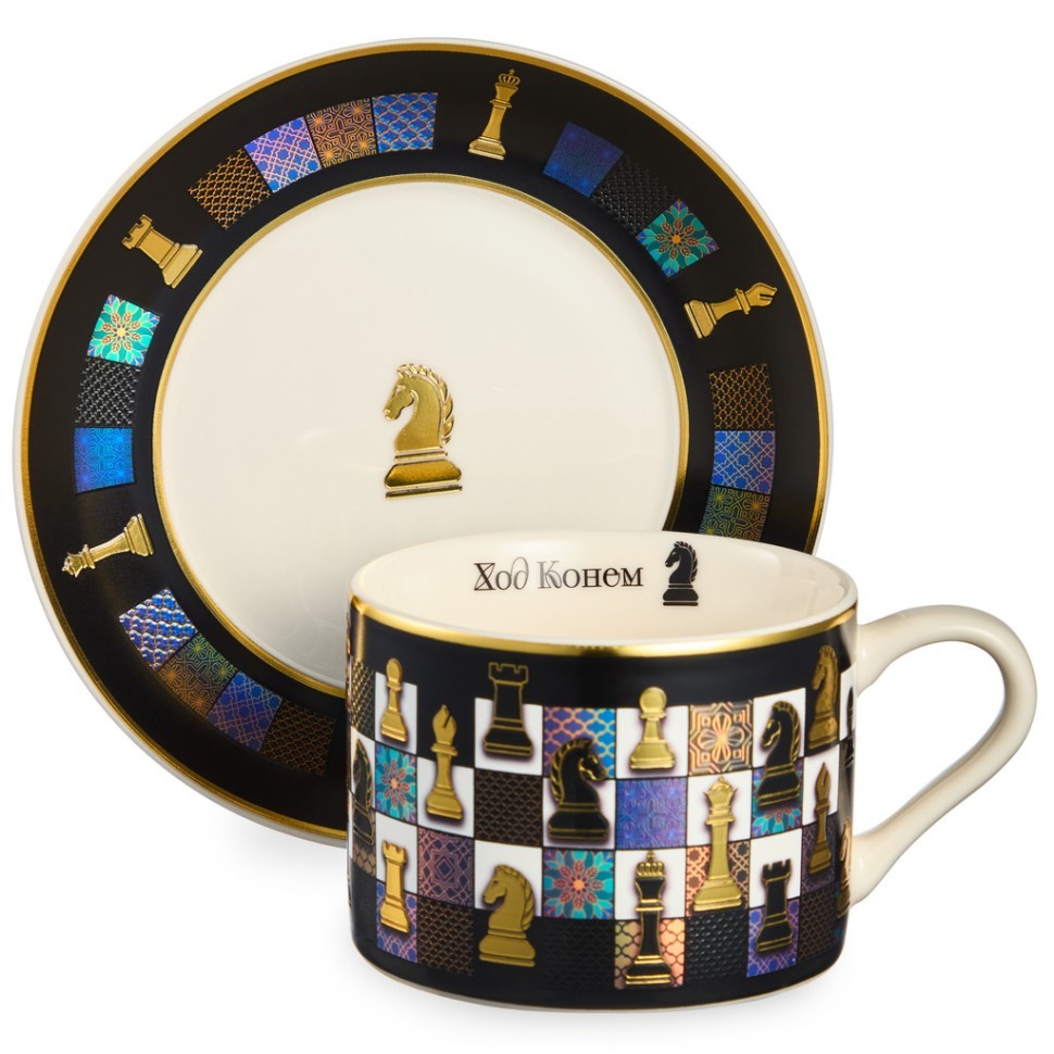 Чайная пара lefard "ход конем" 260мл Lefard (260-1075)