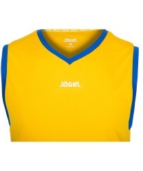Майка баскетбольная JBT-1020-047, желтый/синий, детская (488055)