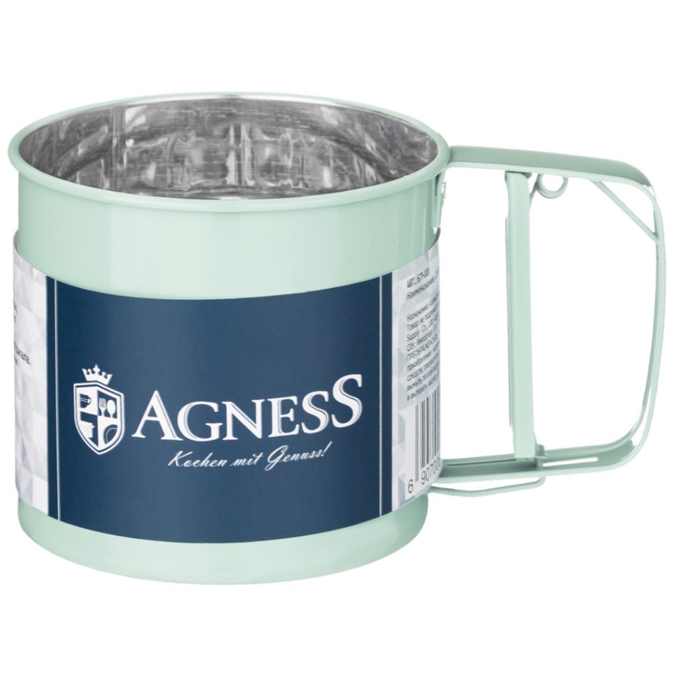 Сито для муки 10*9 см.без упаковки Agness (671-001)