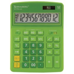 Калькулятор настольный Brauberg Extra-12-DG 12 разрядов 250483 (1) (86037)