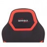 Кресло компьютерное BRABIX Alpha GM-018 ткань/экокожа черное/красное 532637 (1) (94613)