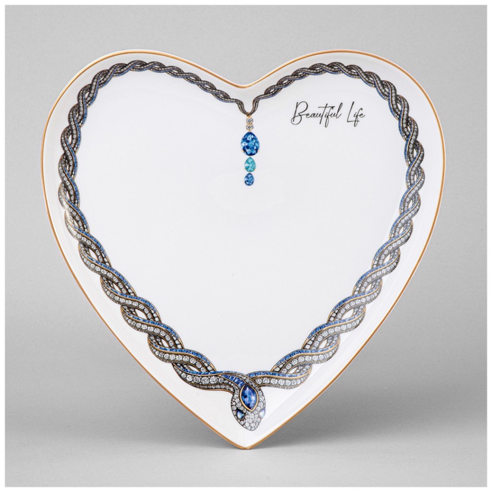 Тарелка lefard "beautiful life" сердце 21,5*2 см Lefard (590-574)