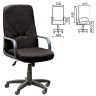 Кресло офисное Менеджер ткань черное С-11 В-14 (1) (71772)