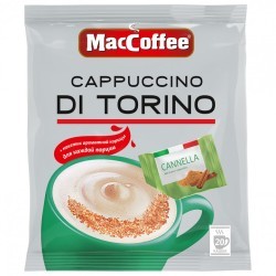 Кофе растворимый порционный MacCoffee Cappuccino di Torino к-т 20 пакетиков по 25 г 622319 (1) (96106)