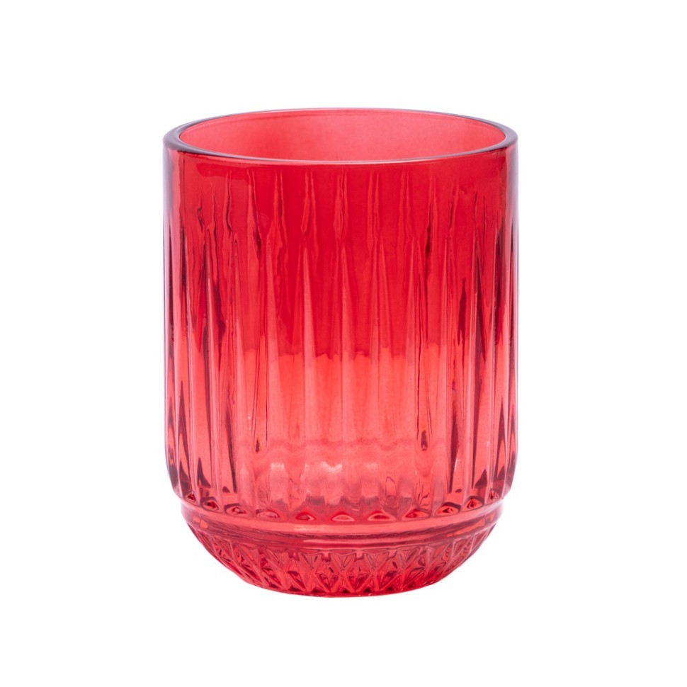 Стакан "lines" red 270мл мал.уп.=6шт Lefard (781-332)
