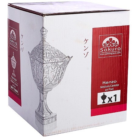 Конфетница KENZO на ножке (SK077-11000W-341205W)