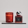 Набор ароматический "luxury" свеча в стакане 6*7,5 см и диффузор 70 мл oud&bergamot Lefard (605-120)
