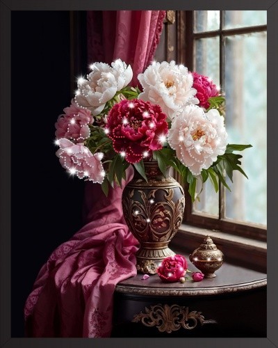 Картина СКАЗОЧНЫЕ ГРЁЗЫ с кристаллами Swarovski (3186)