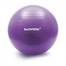 Мяч гимнастический фитбол 65 см с ручным насосом фиолетовый DASWERK 680017 (1) (95619)