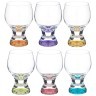 Набор бокалов для вина/воды из 6 шт. "gina colors" 230 мл Crystalex (674-894)