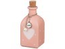 Емкость для соуса с пробкой розовая "сердечко" 6,5*6,5*13,5 см. Dalian Hantai (222-380) 
