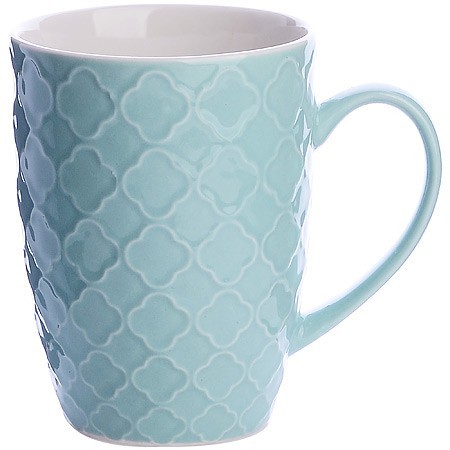 Кружка 340мл с рельефом Turquoise LR (9-31352-2)