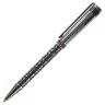 Ручка подарочная шариковая Galant Locarno корпус серебристый с черным синяя 141667 (1) (90797)