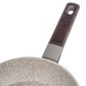 Сковорода с антипригарным покрытием pfluon marble, 20*4,5 см Agness (902-110)