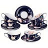 Чайный набор lefard "кобальт" на 6 персон 12 пр. 300 мл Lefard (86-2487-1)