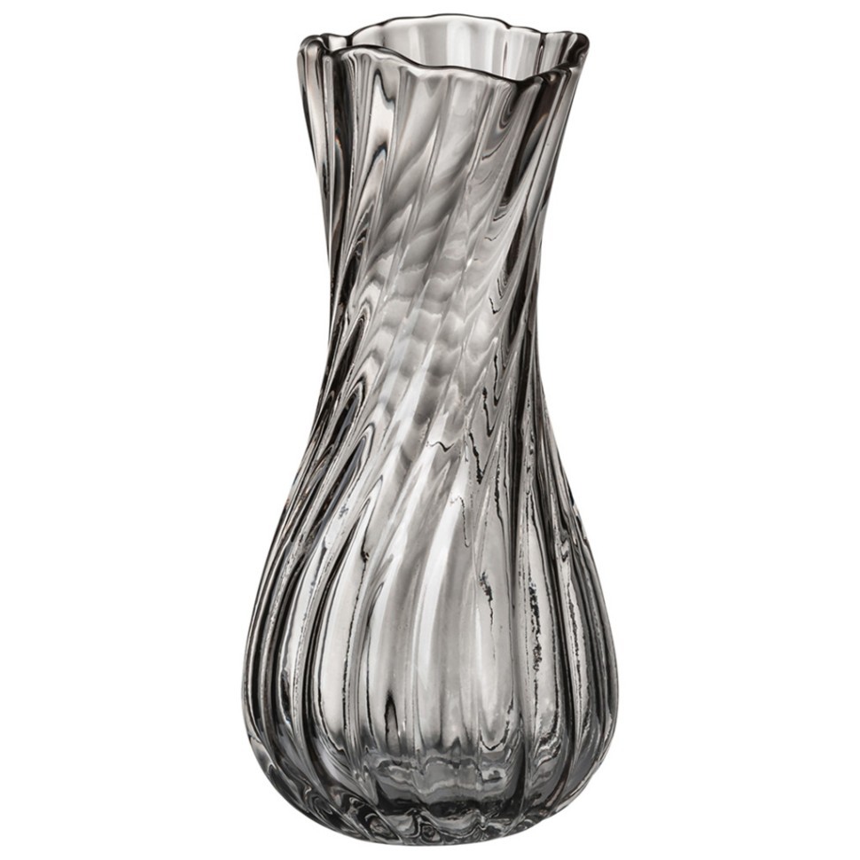Ваза lefard "glass nature" grey 12*12*25,5 см Lefard (698-136)