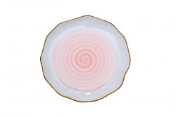 Тарелка MISTERO розовая 20см (6) (TT-00008233)