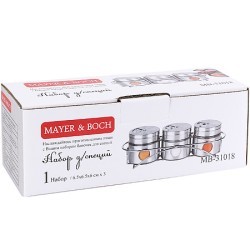 Набор специй и приправ 4 предмета 120мл (16 специи внутри) Mayer&Boch (31018)