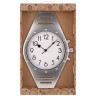 Часы настенные кварцевые "watch" цвет:серебро 41*26,5 см циферблат 20,5 см Lefard (220-444)