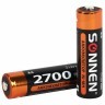 Батарейки аккумуляторные Ni-Mh пальчиковые к-т 6 шт АА HR6 2700 mAh SONNEN 455608 (1) (94021)