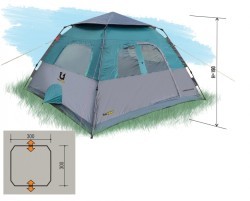Тент-шатер TauMANN Camping House быстросборный (87391)