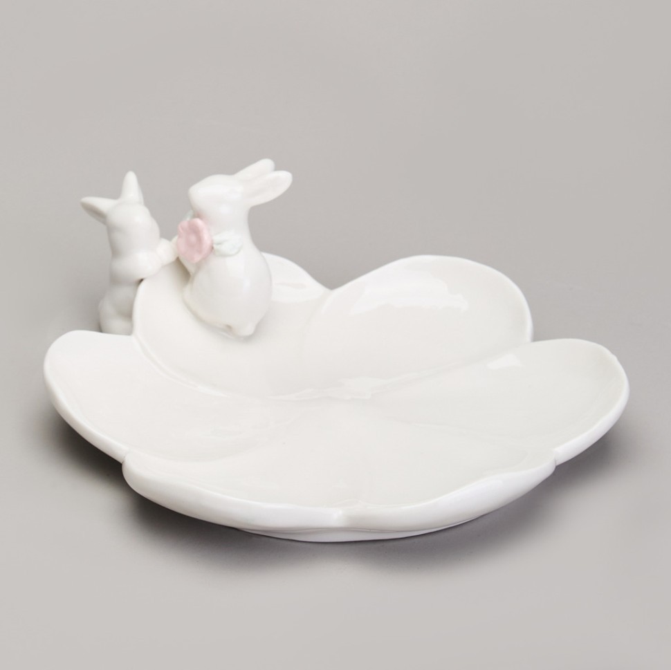 Блюдо сервировочное "кролики" 22,6х18,8х6,8 см LEFARD (146-2164)