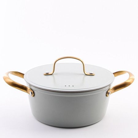 Кастрюля алюминий тяжёлая 6,2л VALENTINA кован/алюм/нерж/ст Mayer&Boch (1133-1)