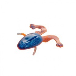 Лягушка Helios Crazy Frog 2,36"/6,0 см, цвет Star Blue & Orange 10 шт HS-22-044 (77950)