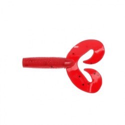 Твистер Helios Credo Double Tail 1,96"/5 см, цвет Pepper Red 10 шт HS-27-030 (78051)