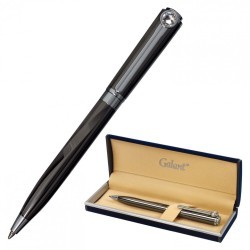 Ручка подарочная шариковая Galant Vitrum корпус металл детали серебристые синяя 143504 (90799)