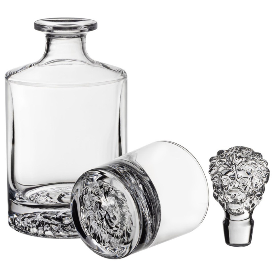 Набор для виски "lion": штоф + два стакана, 850 мл/310 мл Lefard (687-017)