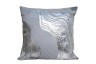 Подушка с принтом и бисером "Фолио" серый 45*45 (TT-00014434)