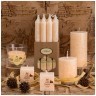 Набор ароматических стеариновых свечей из 4 шт.  land диметр 6 см высота 2 см Adpal (348-665)