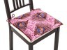 Сиденье для стула "энн", цвет фиолетовый, 40*40 см, 100% полиэстер (кор=50шт.) SANTALINO (847-031)