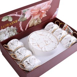 Чайный/наб 12пр 200мл фарфор ПРЕМИУМ LR (31138)