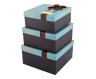 Набор подарочных коробок из 3 шт.28*28*15/26*26*13/24*24*11 см. Vogue International (37-113) 
