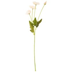 Цветок искусственный "мак кремовый" 60 см Lefard (21-2003)