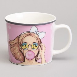 Кружка lefard 370мл "эта девочка может всё" Lefard (260-1030)