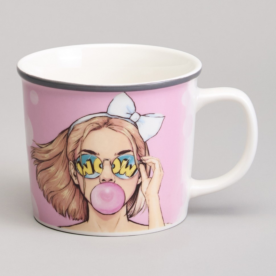 Кружка lefard 370мл "эта девочка может всё" Lefard (260-1030)