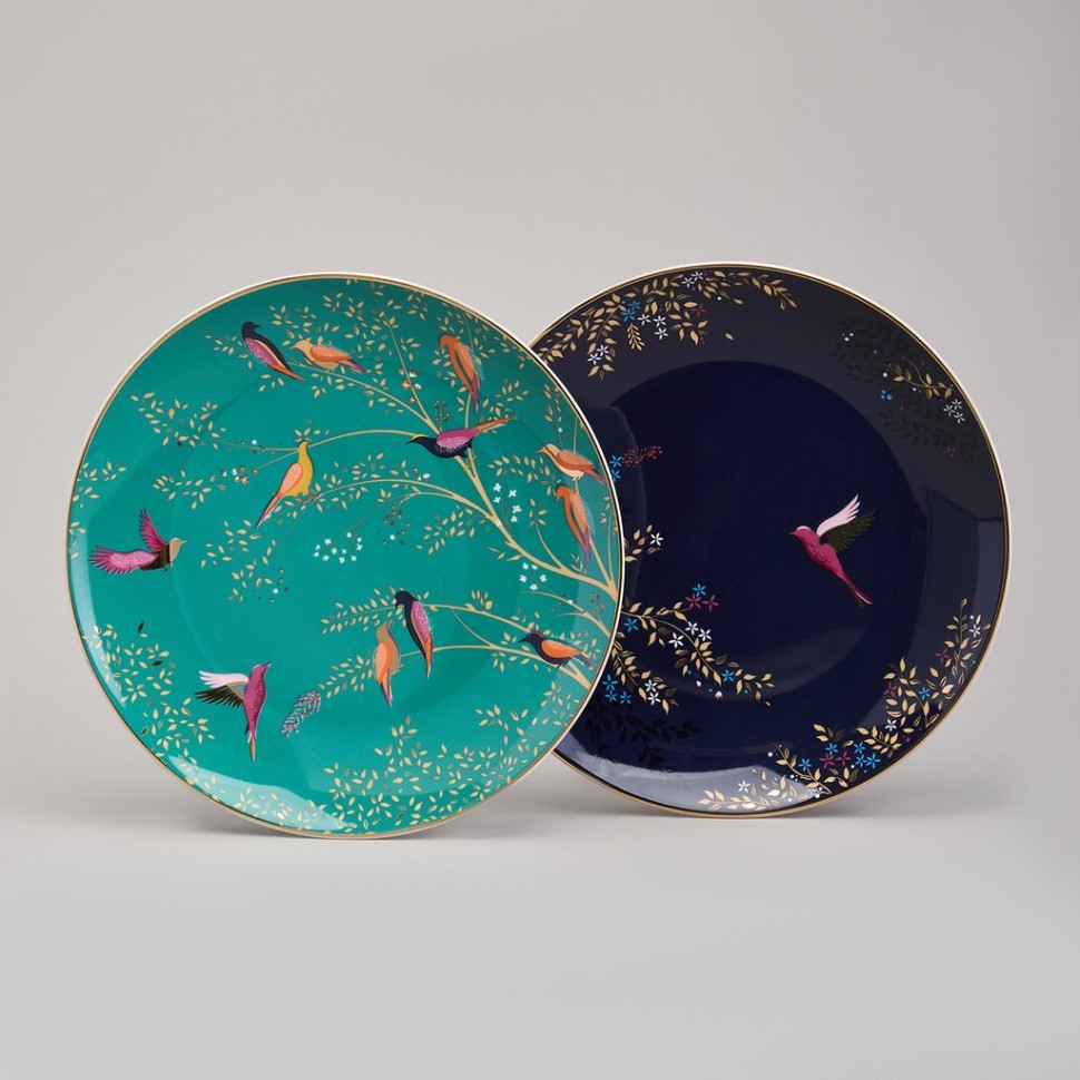 Набор тарелок закусочных lefard "golden birds" 2 шт. 20*2 см Lefard (419-119)