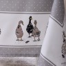 Скатерть "family farm" 160х220см , 100% хлопок, серый, твил, пропитка Lefard (850-750-21)