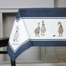 Скатерть "family farm" 110х140см ,синий, 100% хлопок,твил пропитка Lefard (850-742-20)