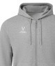 Флисовое худи на молнии JOGEL ESSENTIAL Cotton Fleece FZ Hoodie, серый меланж (2122116)