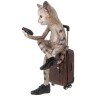 Фигурка декоративная "кот-путешественник" 9х6,7х16 см Lefard (146-2096)