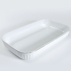 Блюдо сервировочное для подачи керамика 36,5х20,5х7 LR (90085-421L)