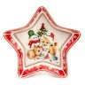 Блюдо lefard "с новым годом!" в форме звезды 17,5*17,5*3,5 см красное Lefard (85-1957-1)