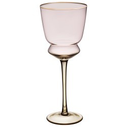 Набор бокалов для вина "twist & shine" pink, 2 шт/380 мл Lefard (687-002)