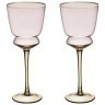 Набор бокалов для вина "twist & shine" pink, 2 шт/380 мл Lefard (687-002)