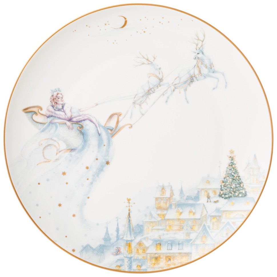 Тарелка обеденная lefard "снежная королева" 25,5 см Lefard (590-548)